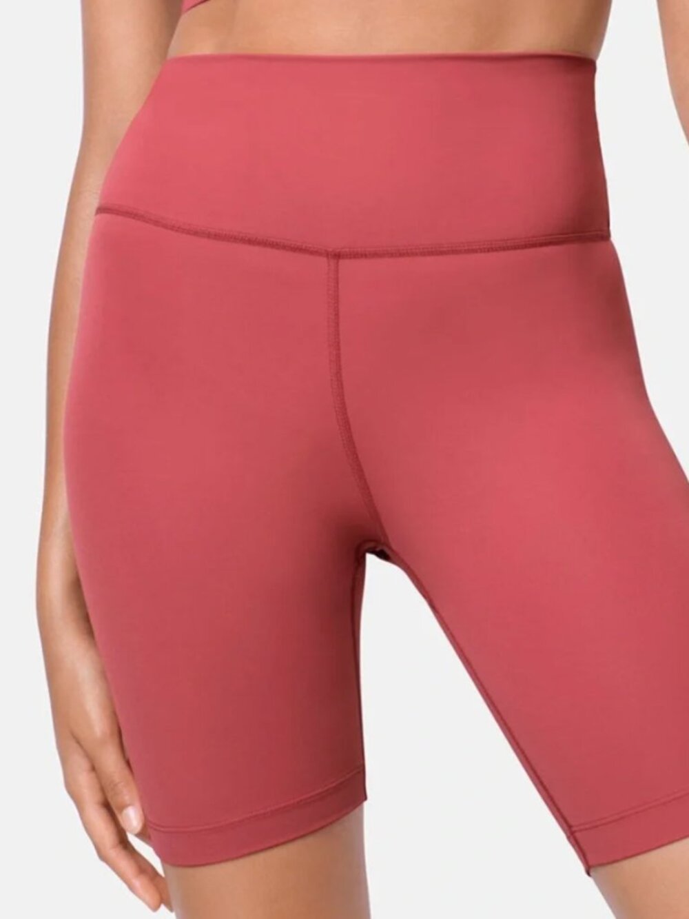Outdoor Voices Lightform Shorts 7in in Earth Red